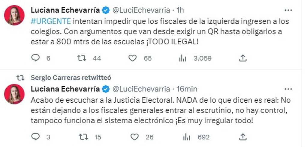 Luciana Echevarría, con serias acusaciones desde la Izquierda por "irregularidades".