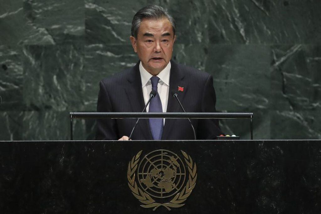 El ministro de Relaciones Exteriores Wang Yi. (AFP)