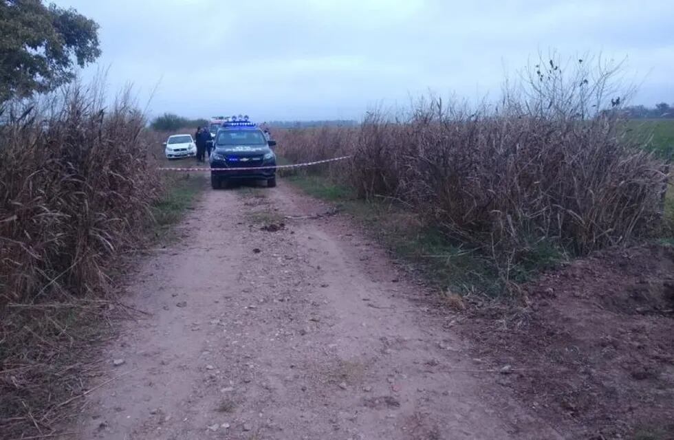 El cuerpo calcinado de un joven fue encontrado en un camino rural (El Roldanense)