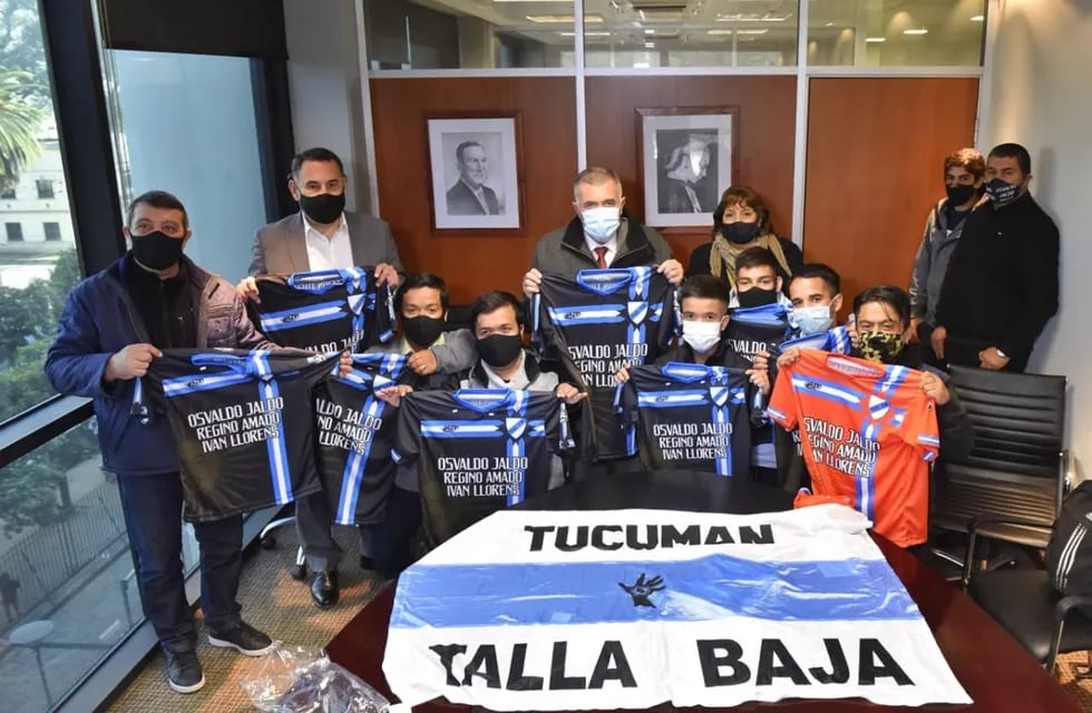 Jaldo se reunió con la Selección tucumana de Talla baja.