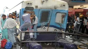 TRAGEDIA DE ONCE. El 23 de febrero pasado murieron decenas de personas que iban en el tren Sarmiento (Télam/Archivo).