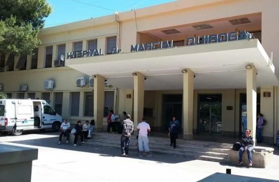 El Hospital Marcial Quiroga, donde ocurrió la tragedia.