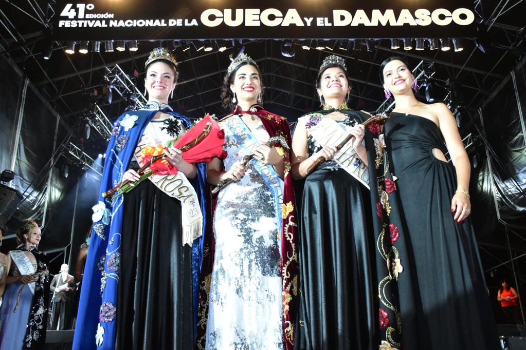 La representante del Club La Costanera es la nueva reina departamental de la Vendimia de Santa Rosa. Camila Milano, la virreina.