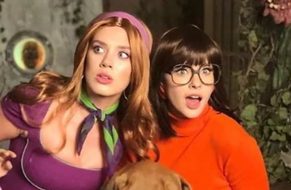 Delfi Chaves y la China Suárez se vistieron como personajes de Scooby Doo