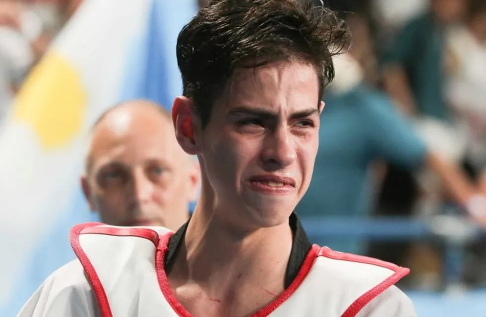 El taekwondista José Luis Acuña y el dolor de no poder pelear por una medalla (Buenos Aires 2018)