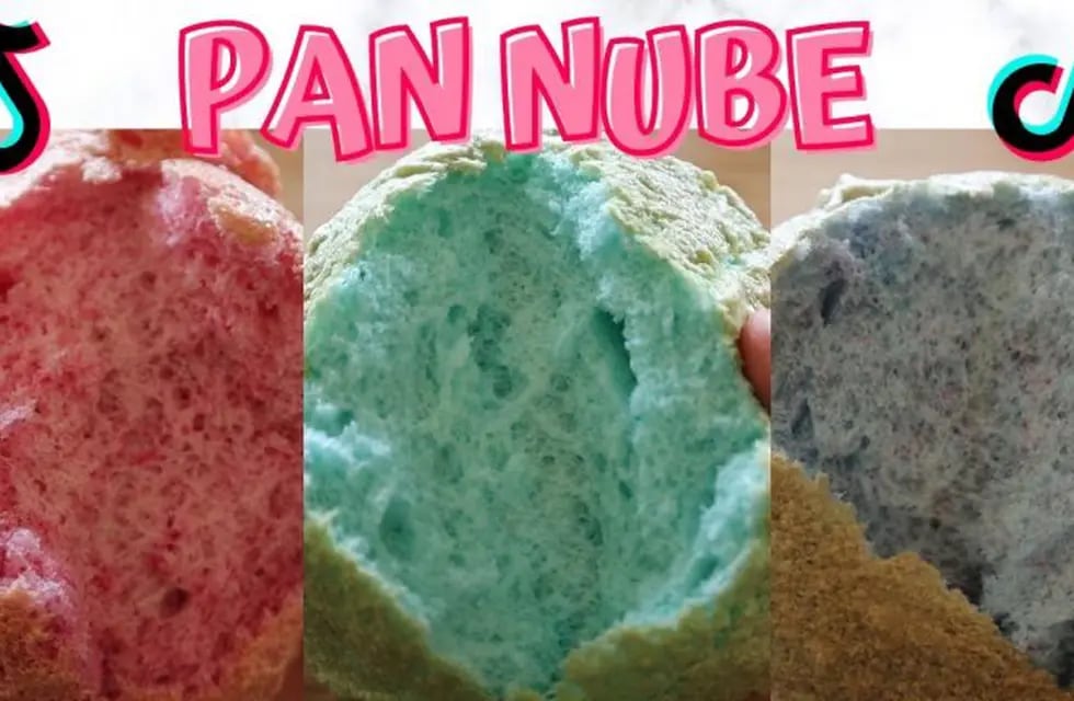 Qué es y cómo se prepara el pan nube de colores, la receta más famosa de la  aplicación Tik Tok