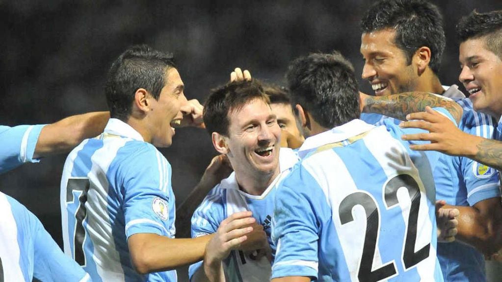 La selección argentina  (Foto: Sergio Cejas).