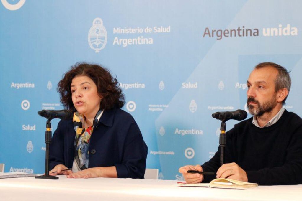 Carla Vizzotti, secretaria de Acceso a la Salud, a cargo de los reportes diarios del coronavirus en Argentina. (Presidencia)