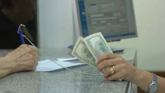 ARGENTINA. Algunos bancos ya permiten la compra del "dólar ahorro" a través de Internet (La Voz/Archivo).
