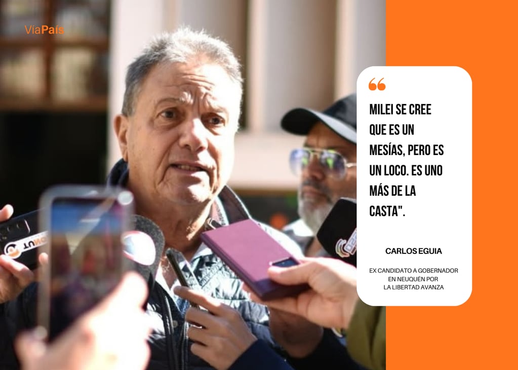 Fuerte cruce entre Carlos Eguia y Javier Milei: "No es liberal, es un loco".