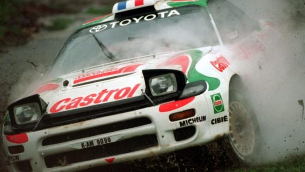 Didier Auriol, campeón mundial en 1994 con Toyota. Aquel año, el francés ganó en Córdoba el Rally de Argentina.