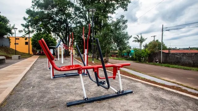San Vicente: inauguraron  una plaza saludable