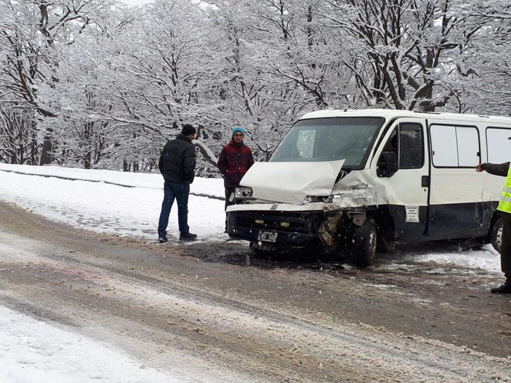 Accidente múltiple en RN3 - altura Tierra Mayor- Ushuaia