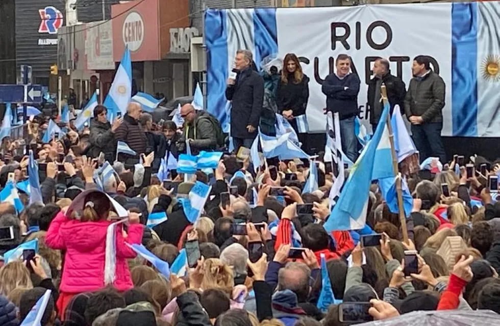 La previa de la llegada de Mauricio Macri a Río Cuarto en el marco de la marcha del Sí se Puede.