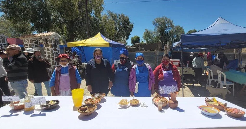 Las comidas típicas de la región andina también son un atractivo de los festejos de las fiestas patronales en Rinconada.
