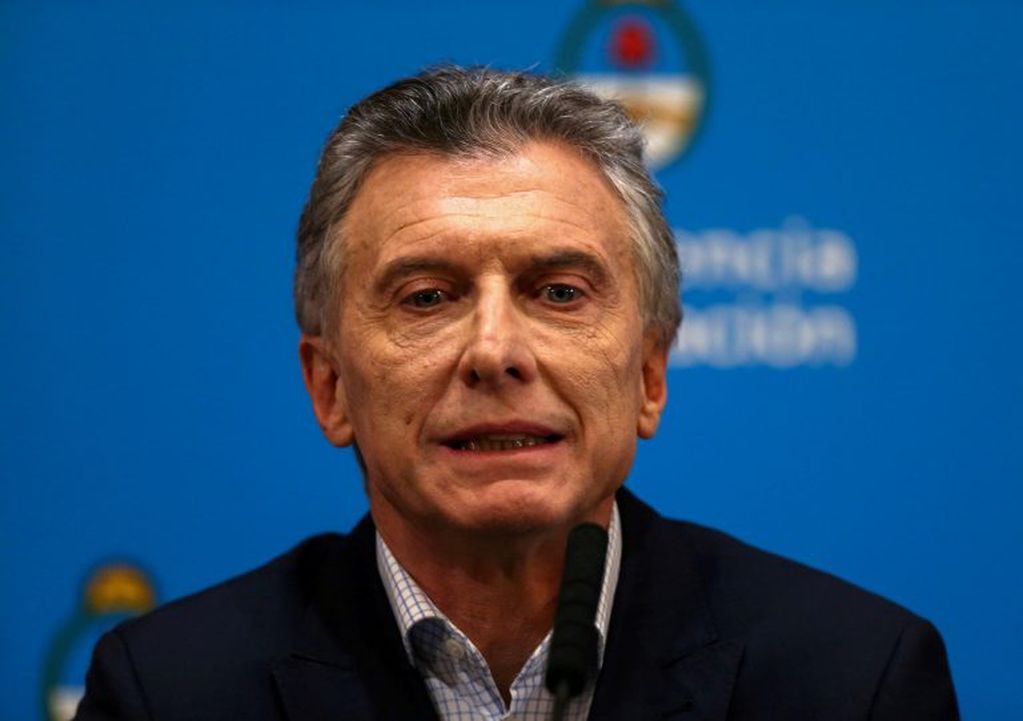 Mauricio Macri durante la conferencia de prensa del 12 de agosto (REUTERS).