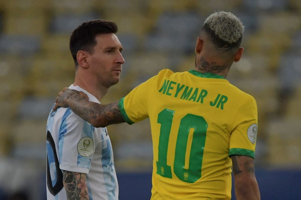 Lionel Messi y Neymar, los jugadores más valiosos de Argentina y Brasil.