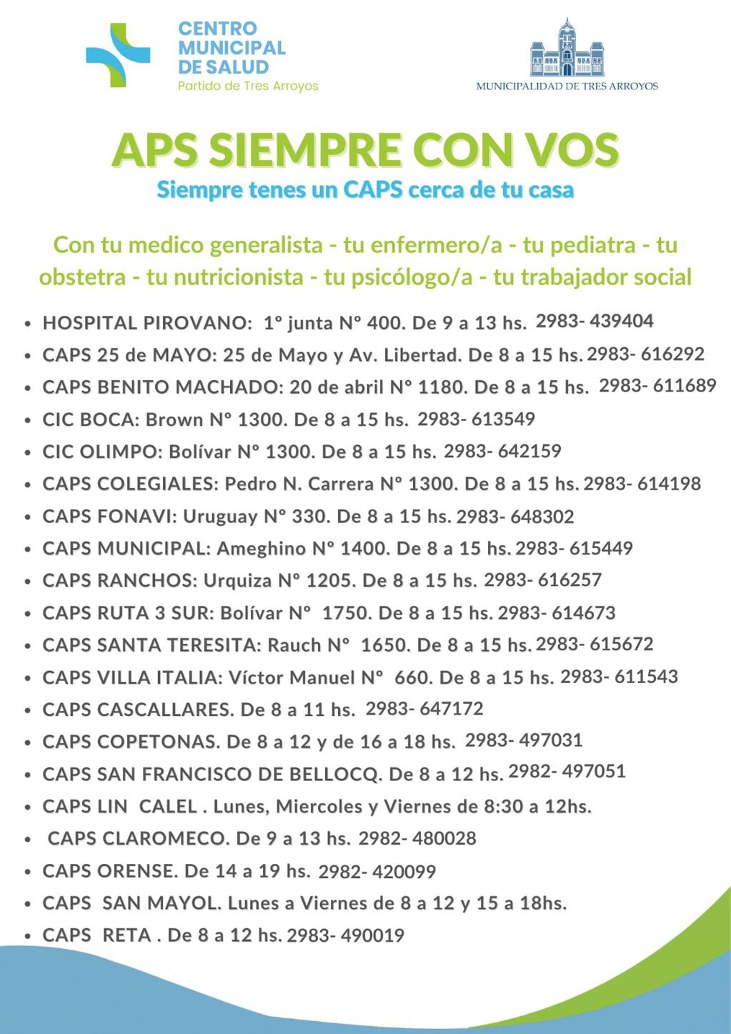 CAPS de Tres Arroyos