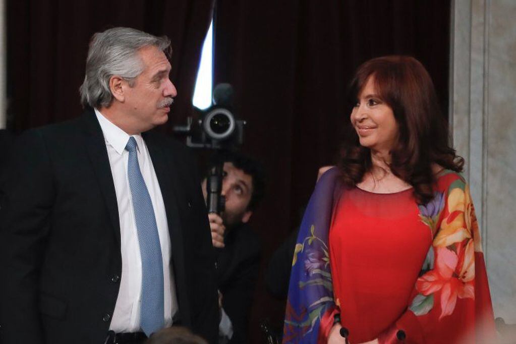 Alberto Fernández y Cristina Kirchner. (EFE)