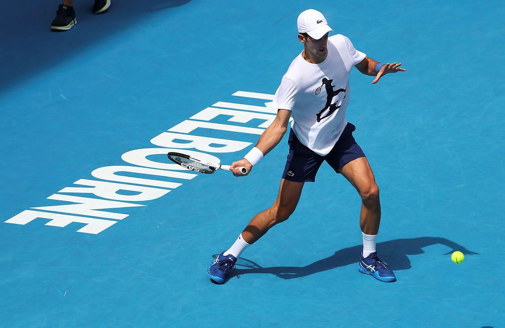 Novak Djokovic está a la espera de la definición de su visado. (AP)