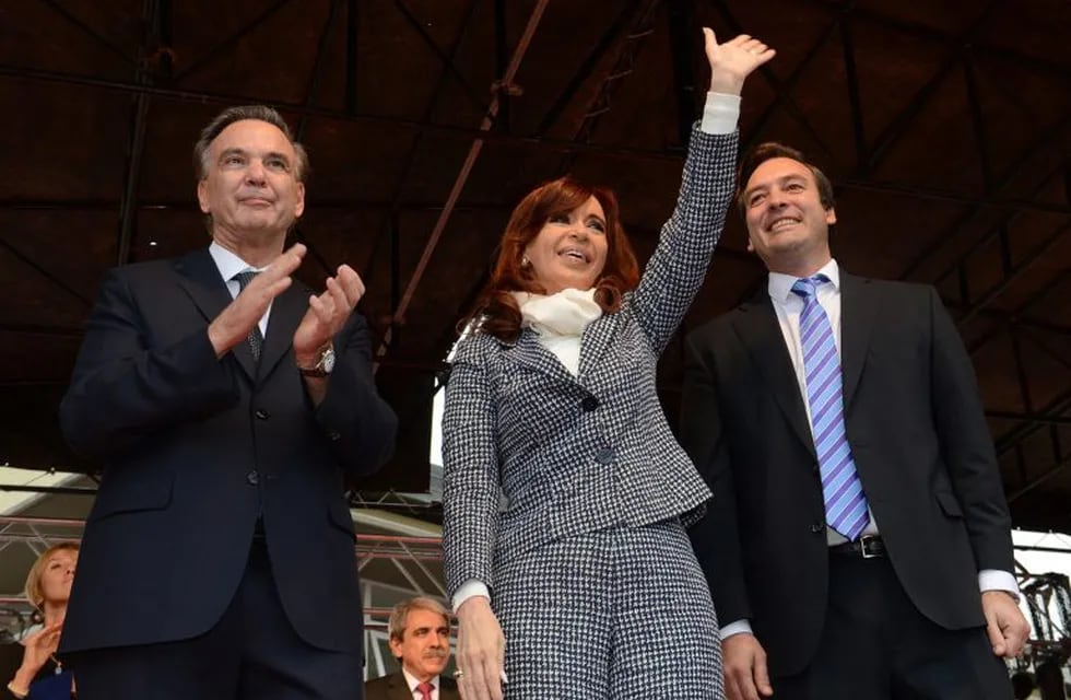 Miguel Pichetto y Cristina Fernández de Kirchner en Río Negro.