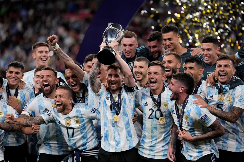 Argentina se quedó con la Finalissima ante Italia en Wembley en junio de 2022.
