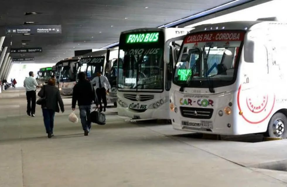Los choferes del servicio de Interurbanos de Córdoba.