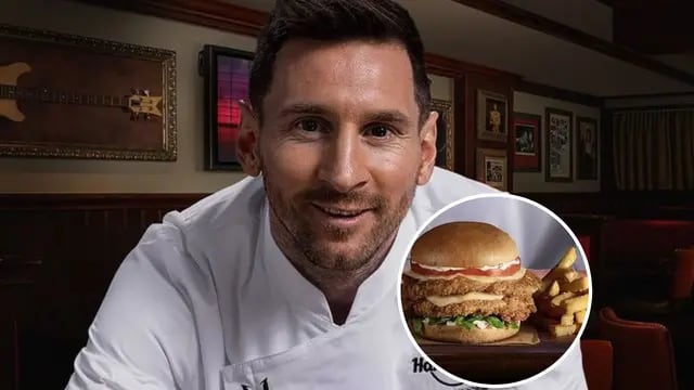Cómo es la nueva hamburguesa de pollo de Messi y cuánto sale