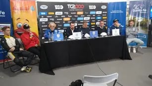 Conferencia de prensa presentando la carrera del TC2000 en Rafaela