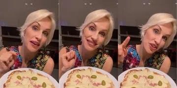 Ingrid Grude compartió su receta de pizza sin harina ni horno