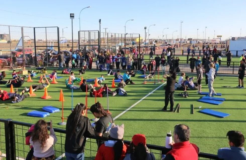 Muestras deportivas y actividades recreativas para toda la familia