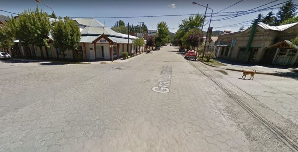 Calles Lamadrid y San Martín, lugar donde se produjo el incidente (web).