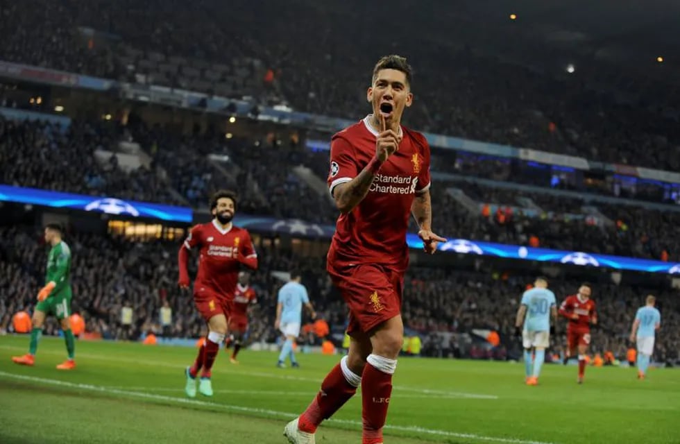 Sin Agüero, Manchester City perdió 2-1 con Liverpool y se quedó afuera de la Champions. Foto: AP.