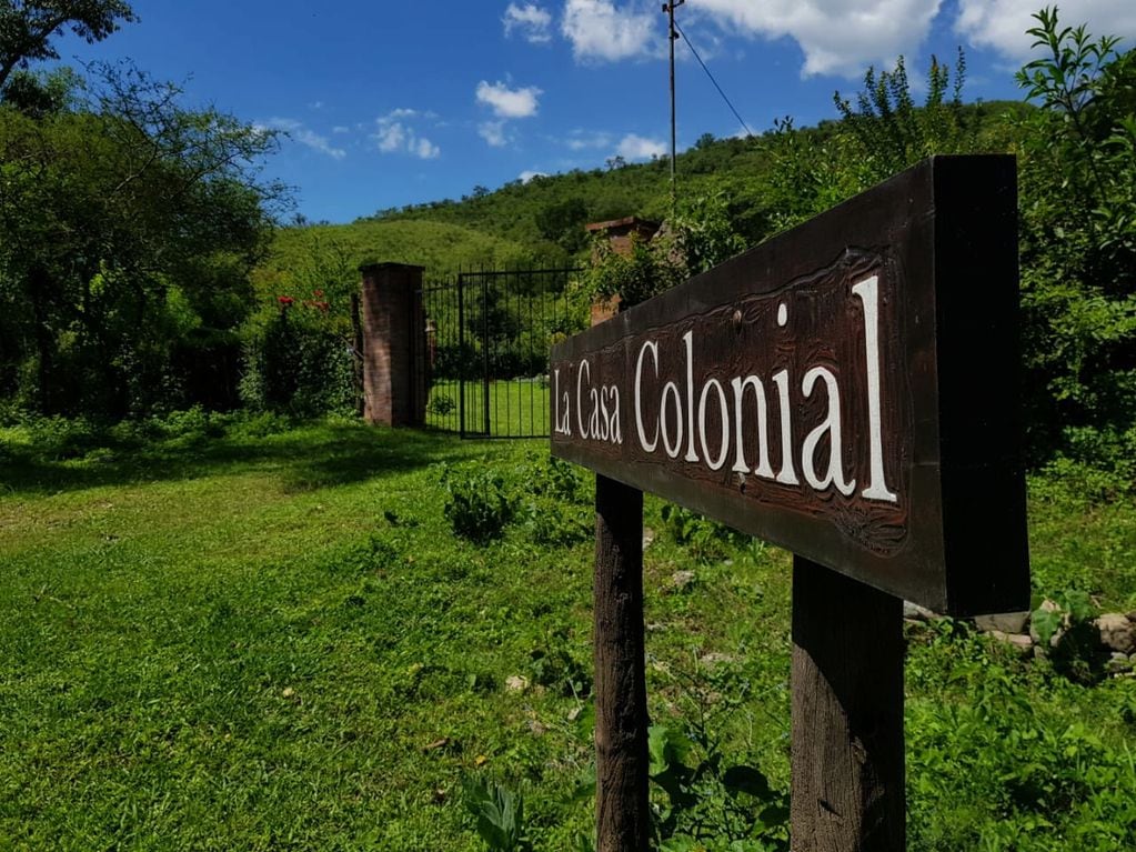 Finca "La Casa Colonial", lugar donde se realiza este sábado el "Encuentro de Música y Sonidos del Mundo Andino".