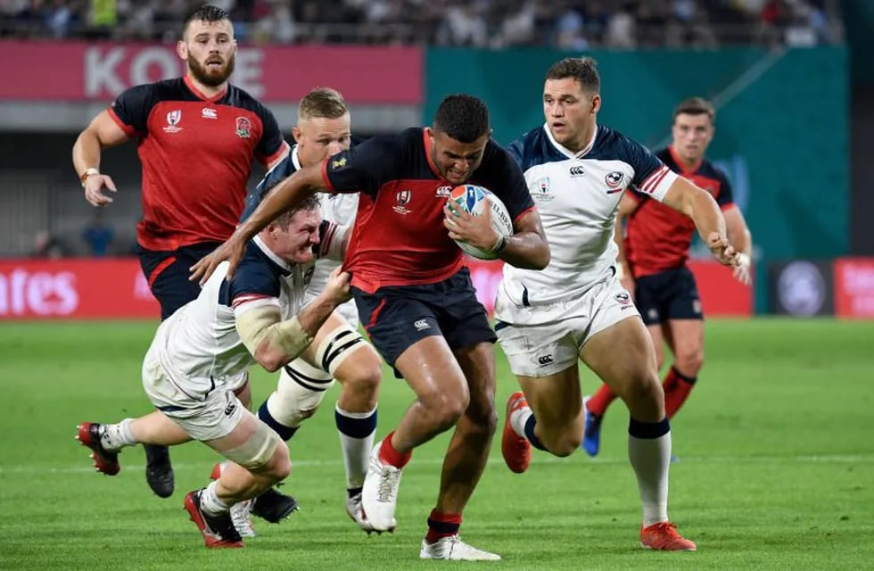 Mundial de rugby: Inglaterra venció 45-7 a Estados Unidos y ahora espera a Los Pumas. (AFP)