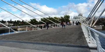 Puente peatonal "Centenario" de Villa Carlos Paz.