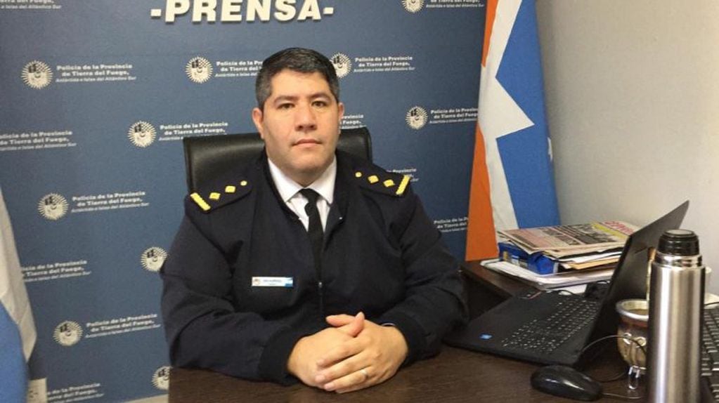 Dario Rodríguez  Jefe de Prensa Policía Ushuaia
