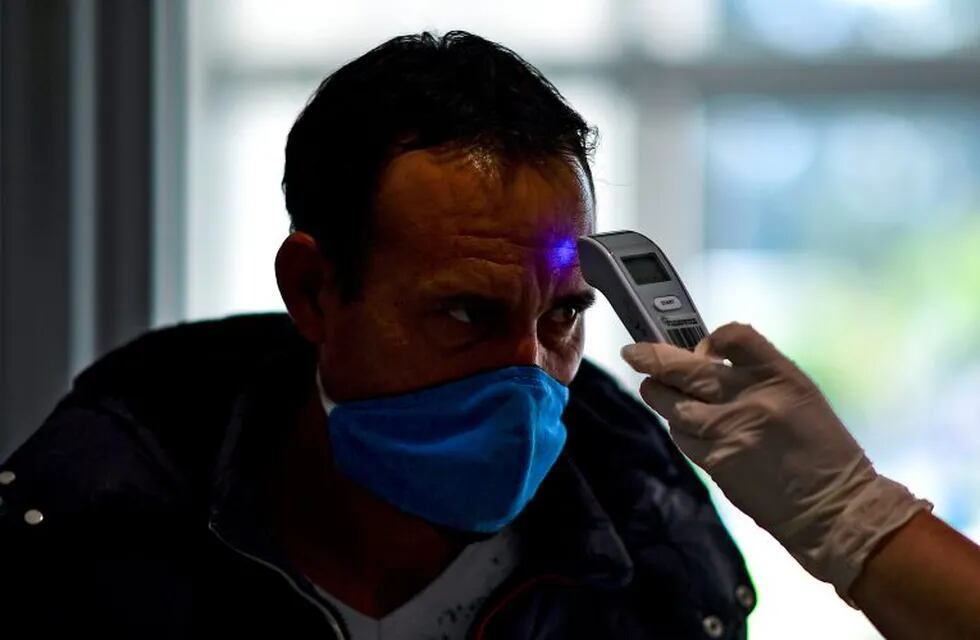 Coronavirus en Argentina. (Photo by RONALDO SCHEMIDT / AFP)