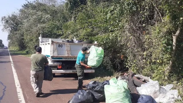 Tras la limpieza del Parque Nacional Iguazú, se recolectaron casi 7 toneladas de residuos