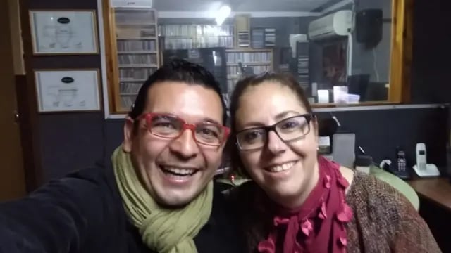 Federico Ceballos y Analía Giordano FM Libre 25 años