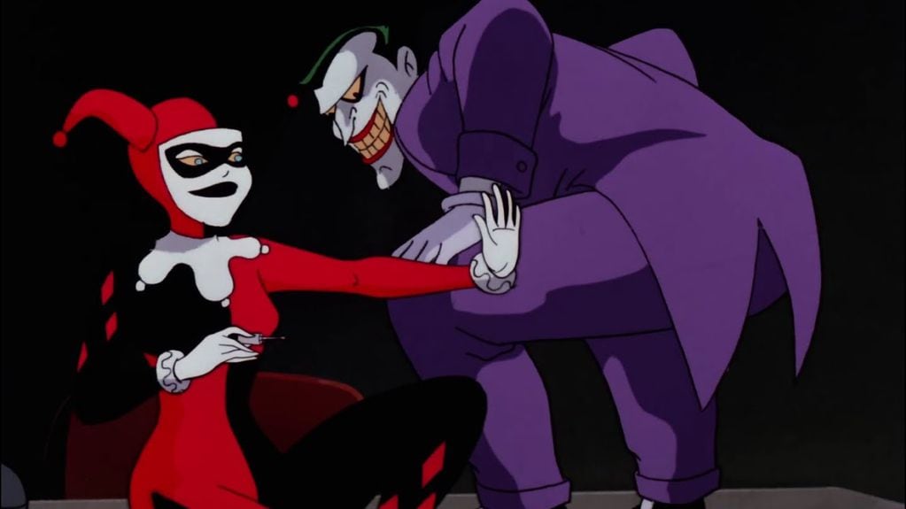 La primera aparición de Harley Quinn en la serie El favor del Joker.