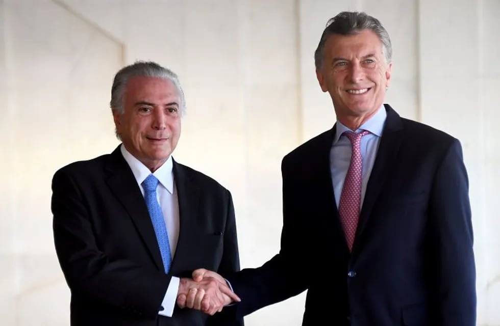 Temer felicitó a Macri por la aprobación de la reforma previsional. Foto: AFP.