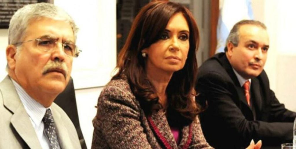 Julio de Vido - Cristina Kirchner - José López.