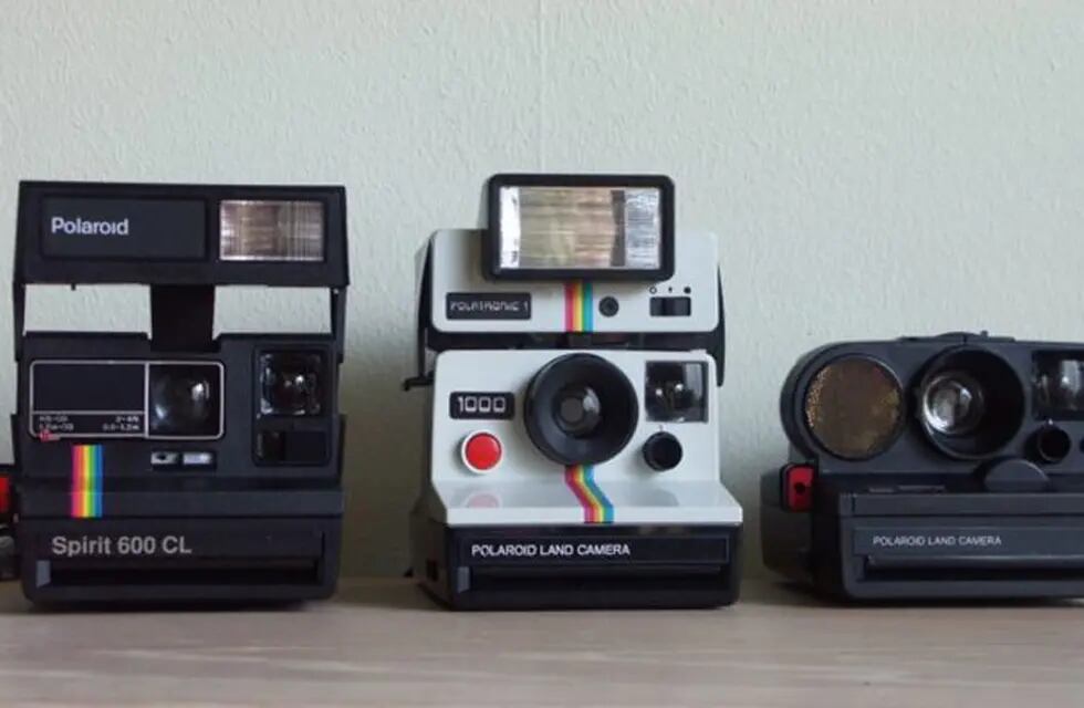 Cámaras instantáneas Polaroid y Kodak