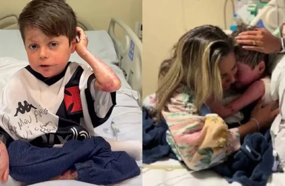 Se reencontró con su hijo después de 16 días en coma y el emotivo video se hizo viral.