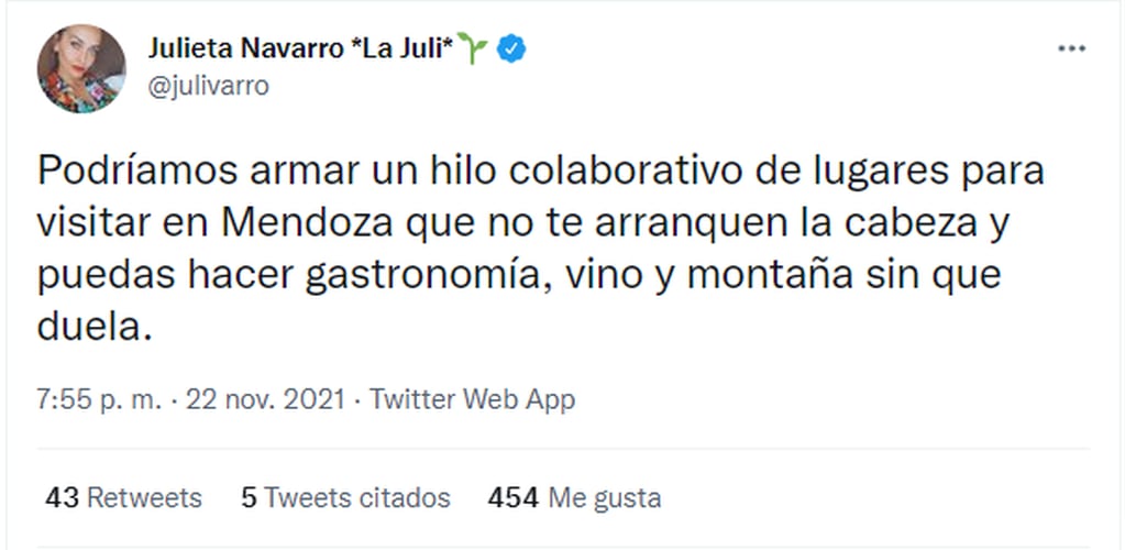 Hilo de Julieta Navarro