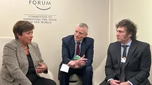 Milei se reunió con Kristalina Georgieva en Davos