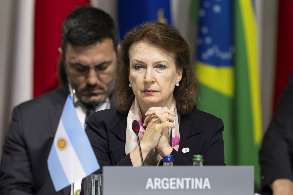 La canciller argentina se manifestó contra el intento de golpe en Bolivia. (AP)