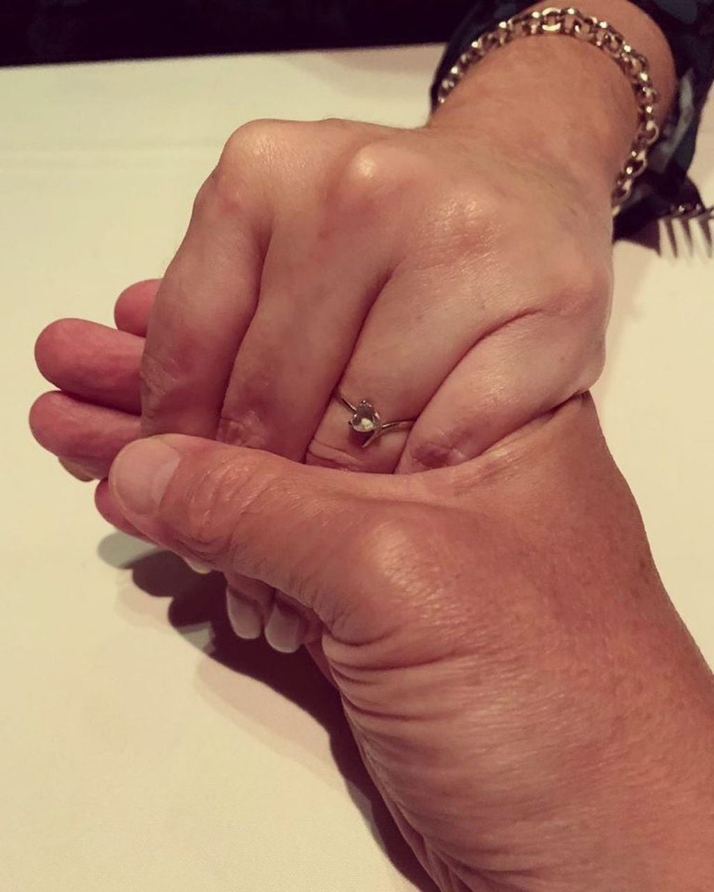 María Eugenia Vidal y Enrique Sacco celebraron un año de amor (Instagram)