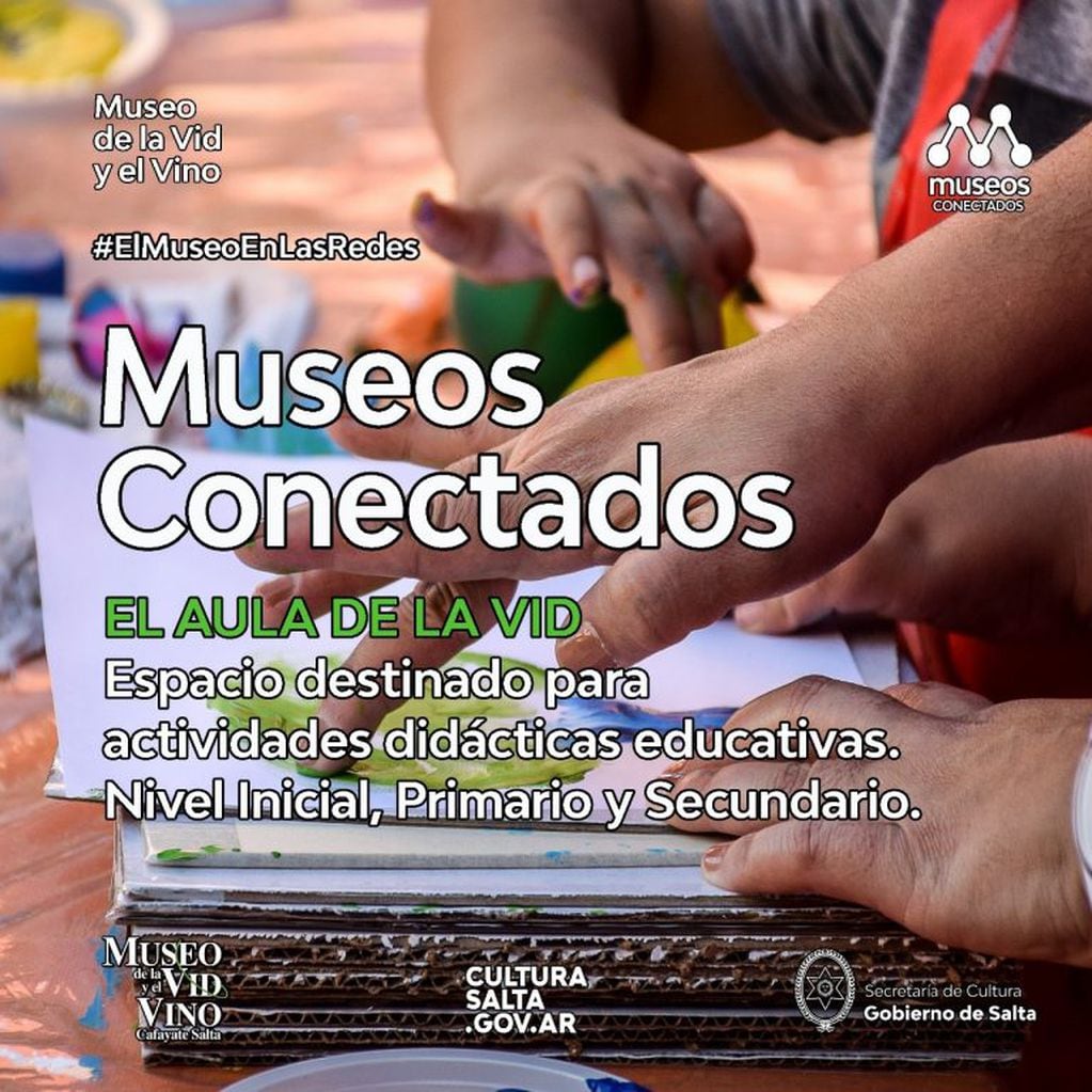 El Museo de la Vid y el Vino ofrece actividades didácticas para niños y jóvenes (Cultura Salta)